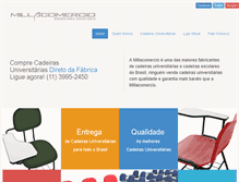 Tablet Screenshot of cadeirasuniversitarias.ind.br